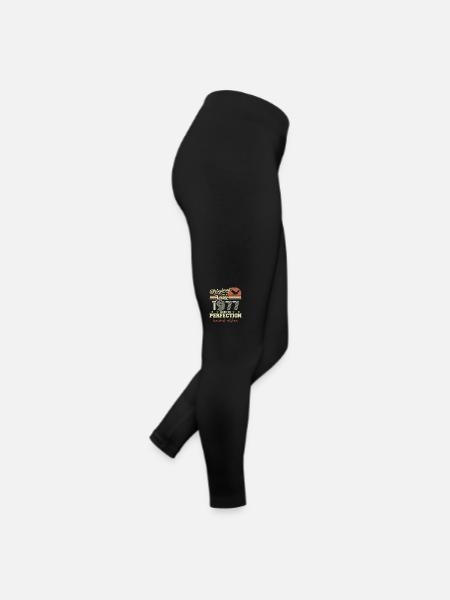 Born in June 1977, June 1977, Born June 1977 June 1977 - Women’s Jersey Leggings - black - Right
