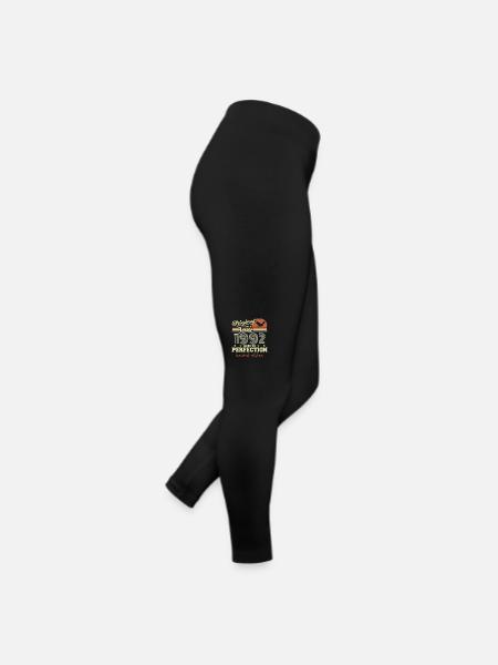 geboren im Juni 1992, Juni 1992, geboren im Juni 1992 Juni 1992 - Frauen Jersey Leggings - Schwarz - Rechts