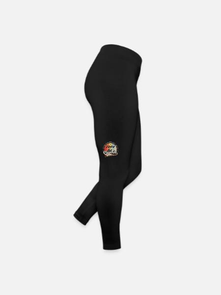 Vintage Cadeau D'anniversaire - Décembre 2004 - Legging en jersey Femme - noir - Droite