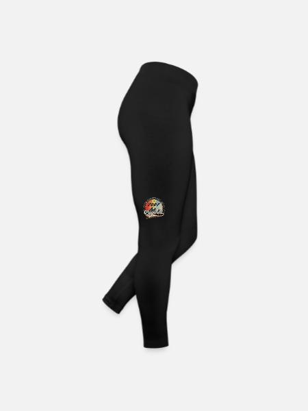Vintage Cadeau D'anniversaire - Décembre 2007 - Legging en jersey Femme - noir - Droite