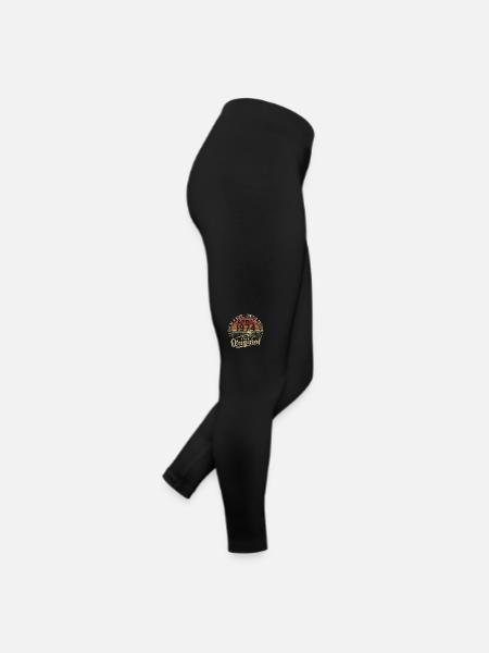 Avril 1974 Cadeau D'anniversaire Vintage 1974 - Legging en jersey Femme - noir - Droite