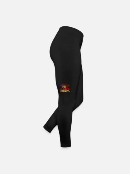 Je Suis Un Supporter De Lens Parfait - Legging en jersey Femme - noir - Droite