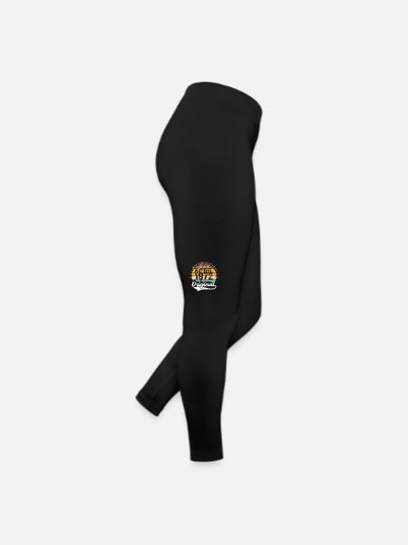 Cadeau d’anniversaire avril 1972 Vintage avril 1972 - Legging en jersey Femme - noir - Droite