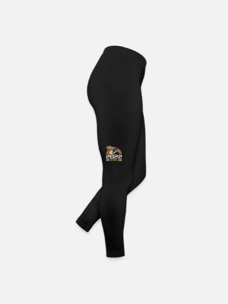 Vintage 2022 Vintage Retro Geburtstagsgeschenk - Frauen Jersey Leggings - Schwarz - Rechts