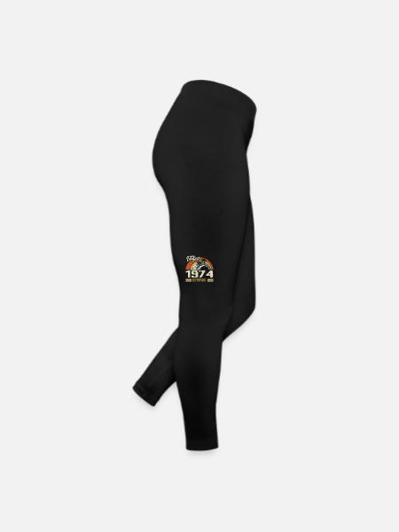 Vintage 1974 Vintage Retro Geburtstagsgeschenk - Frauen Jersey Leggings - Schwarz
