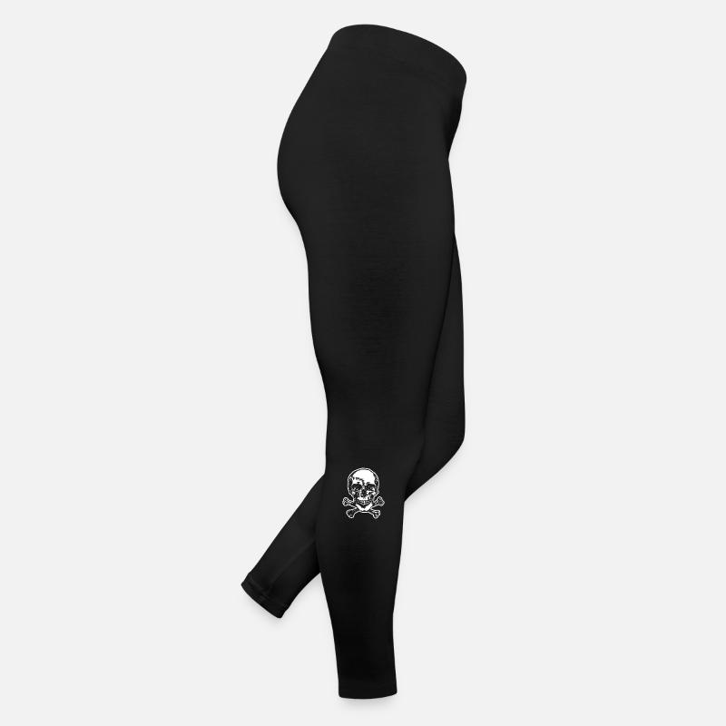 Pirate crâne et os Legging en jersey Femme