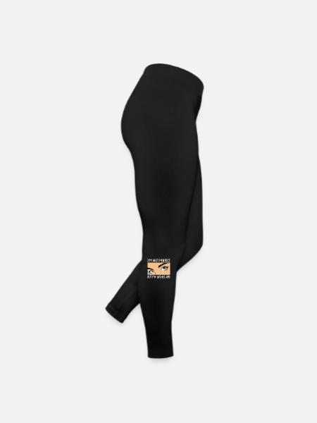 Maquillage Cosmétiques Esthéticienne - Legging en jersey Femme - noir - Droite