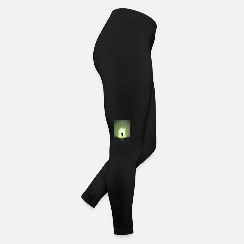 Zombie Illustration Minimaliste Design Legging en jersey Femme