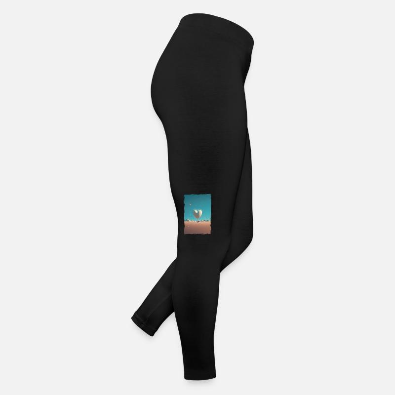 Amour Illustration Design Minimaliste Legging en jersey Femme