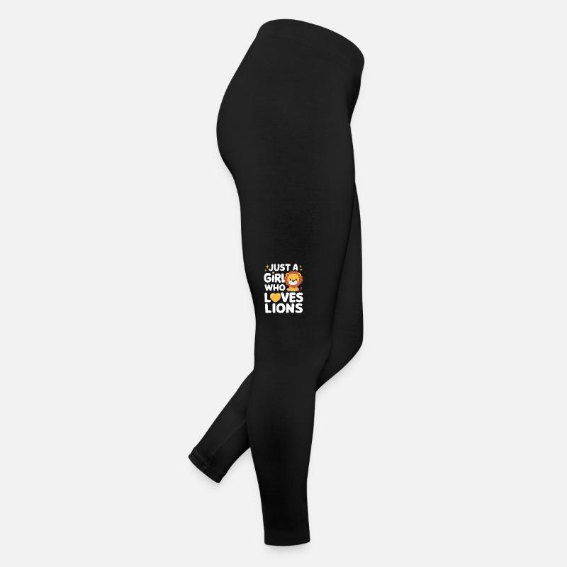 Löwe Löwen Tier Afrika Frauen Jersey Leggings