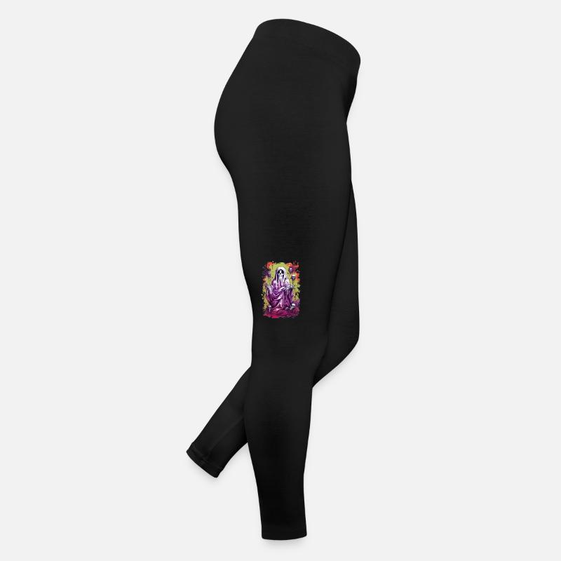 Halloween Geist Frauen Jersey Leggings