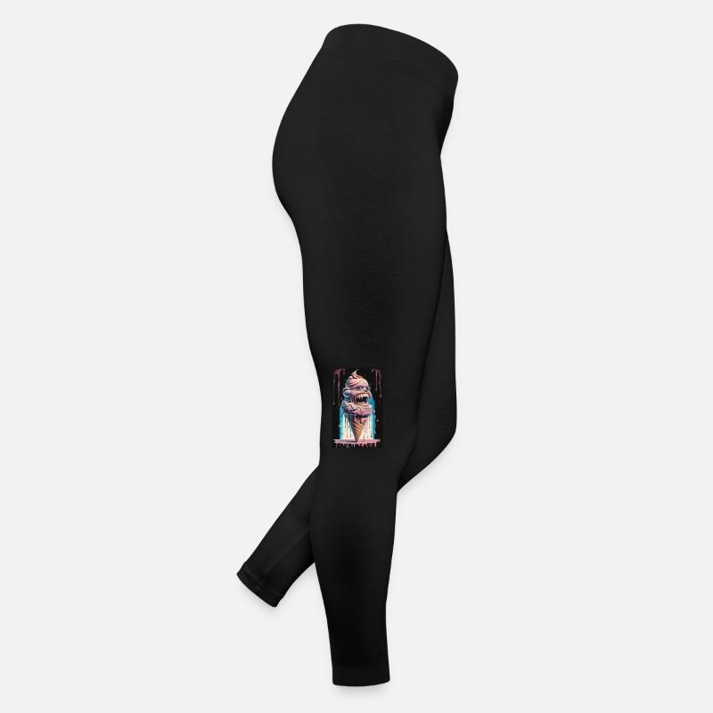 ice cream glace scream Legging en jersey Femme