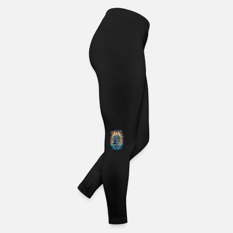 Hai Flasche Frauen Jersey Leggings
