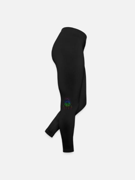 Anime Manga Girl Kpop - Women’s Jersey Leggings - black - Right