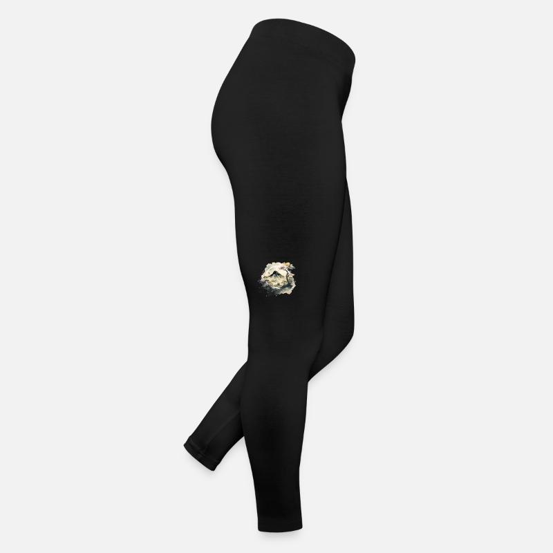 Japanischer Berg Frauen Jersey Leggings