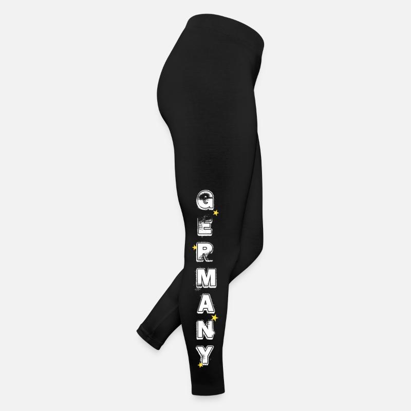 GERMANY lettering vertical Women’s Jersey Leggings