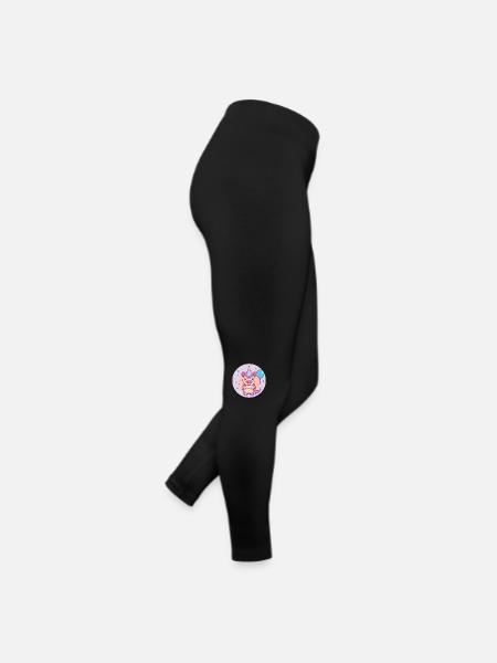 Armadillo Anniversaire Bébé - Legging en jersey Femme - noir - Droite