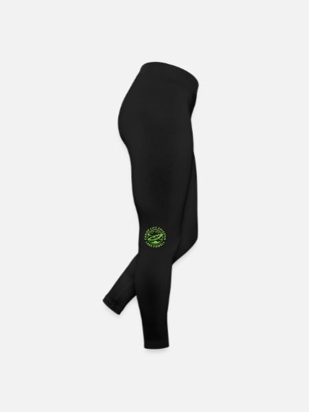 Canoe Life Arizona Design neon green - Women’s Jersey Leggings - black - Right