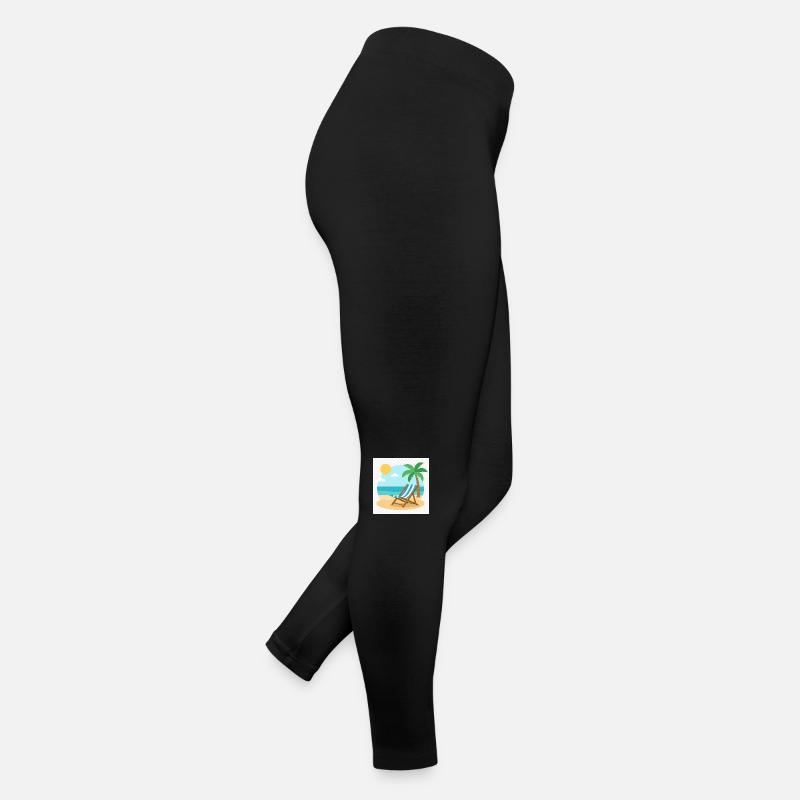 Pure relaxation: Your lounger is waiting on the beach Women’s Jersey Leggings
