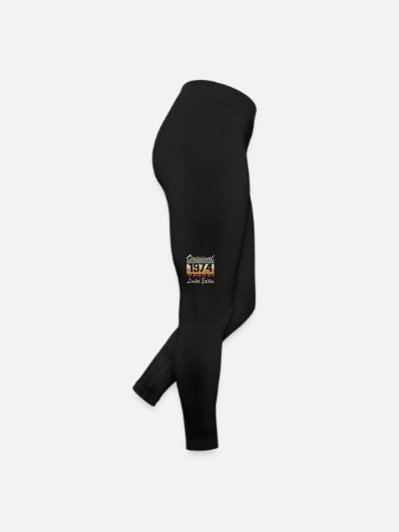 Vintage Anniversaire Idée Cadeau Original 1974 - Legging en jersey Femme - noir - Droite