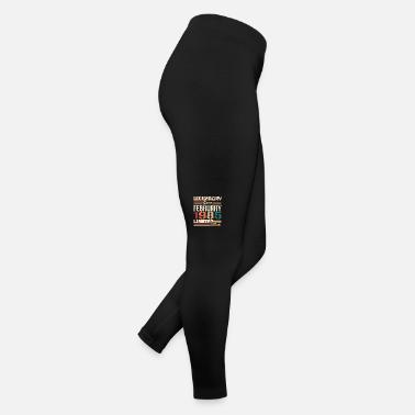 Febbraio 1985 Compleanno Presente Febbraio 1985 Leggings in jersey da donna