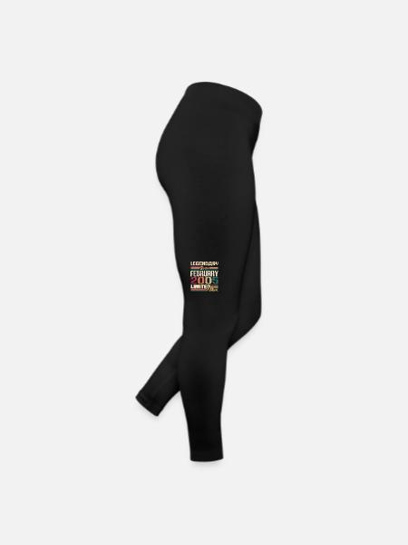 Februar 2005 Geburtstagsgeschenk Februar 2002 - Frauen Jersey Leggings - Schwarz - Rechts