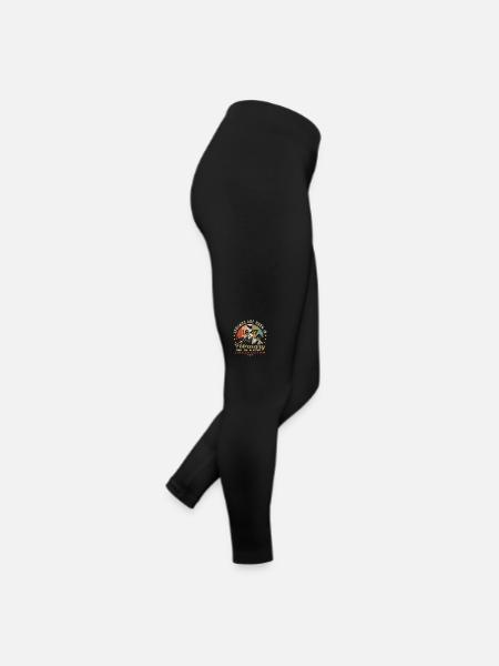 Born in February 1947 birthday joke retro 1947 - Women’s Jersey Leggings - black - Right