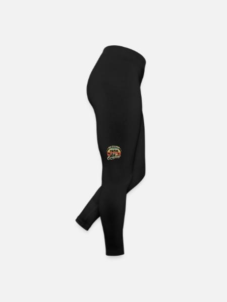 1956 Geburtstag Jahrgang 1956 Retro geboren 1956 - Frauen Jersey Leggings - Schwarz - Rechts