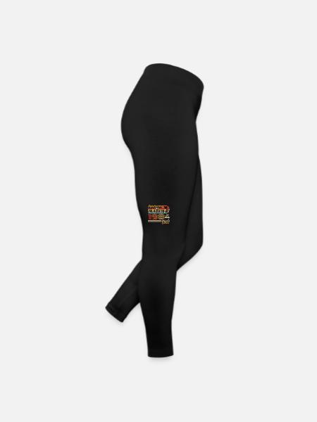 March 1984 Vintage 1984 Retro Birthday Gift - Women’s Jersey Leggings - black - Right
