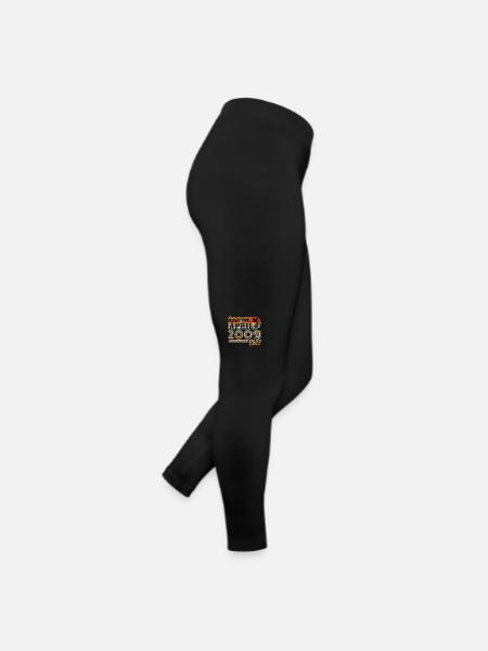 Les légendes sont nées en avril 2009 aujourd'hui - Legging en jersey Femme - noir - Droite