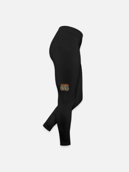 Idée cadeau Vintage anniversaire février 1990 - Legging en jersey Femme - noir - Droite