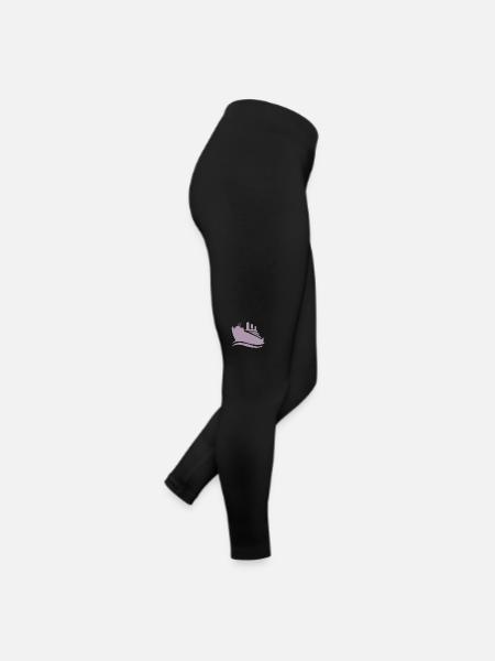 Cruise Ship Silhouette Minimalist Sea - Women’s Jersey Leggings - black - Right