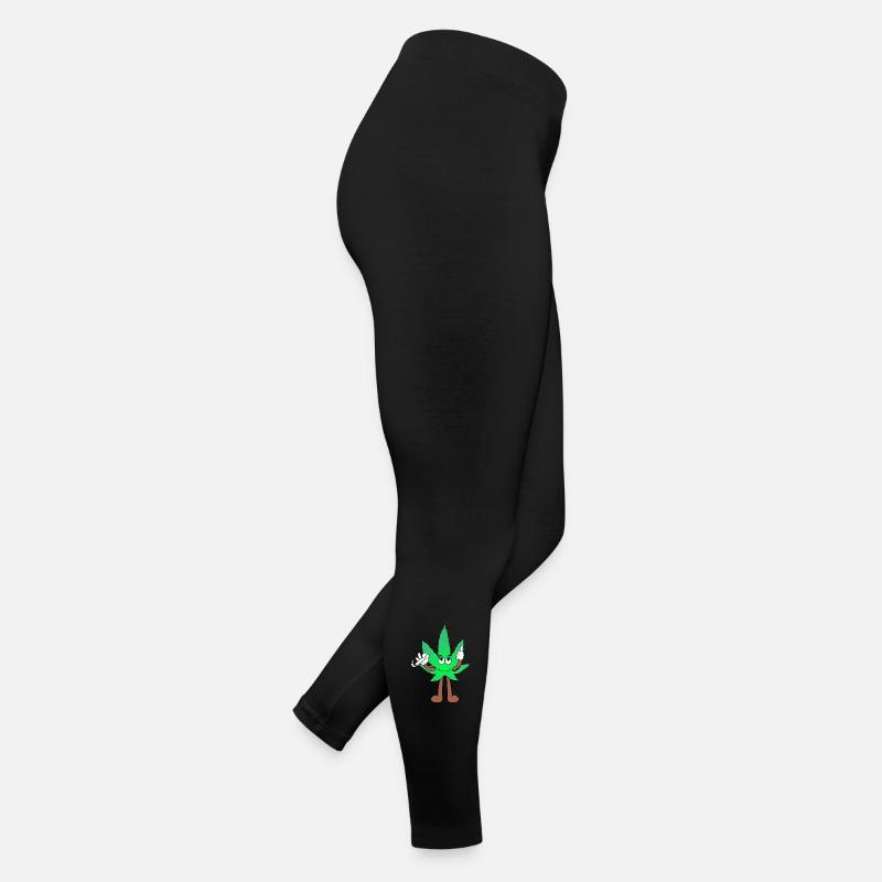 Der Bloom - Weed Cannabis Stoned Hanf Marihuana Frauen Jersey Leggings