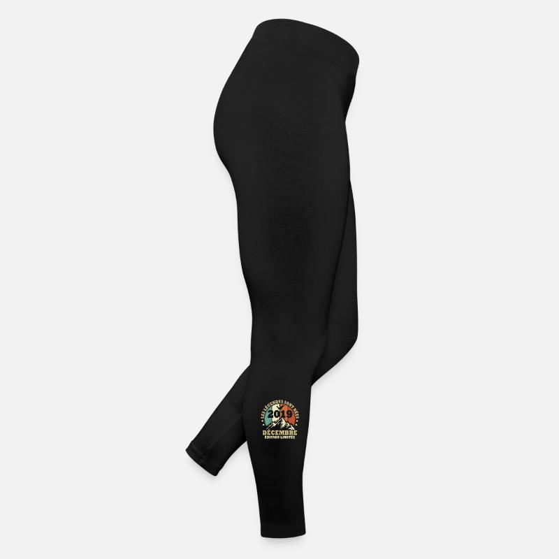 Les légendes sont nées en Décembre 2019 Vintage Legging en jersey Femme