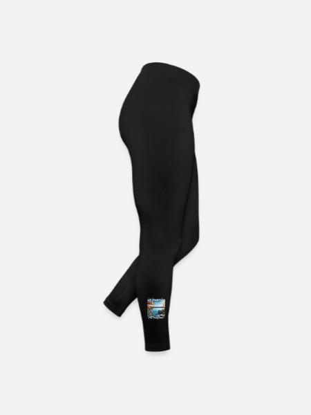 Lake Winnipesaukee - Women’s Jersey Leggings - black - Right