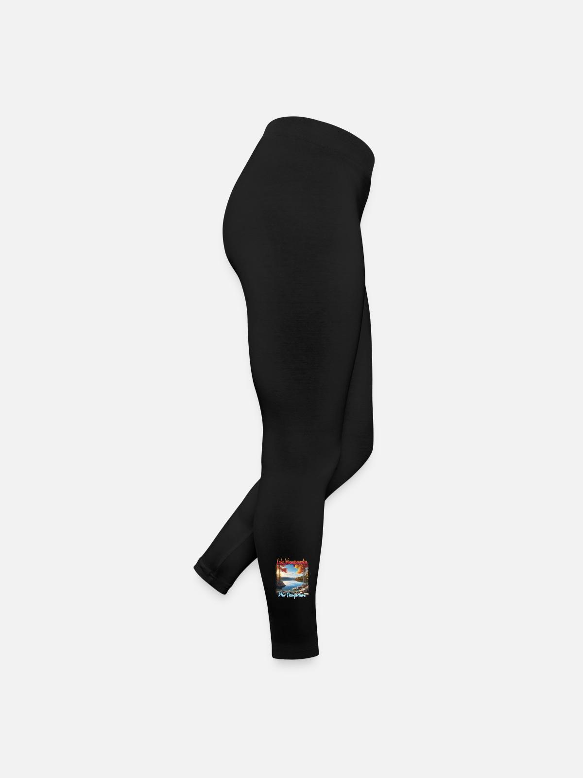 Lac Winnipesaukee - Legging en jersey Femme - noir - Droite