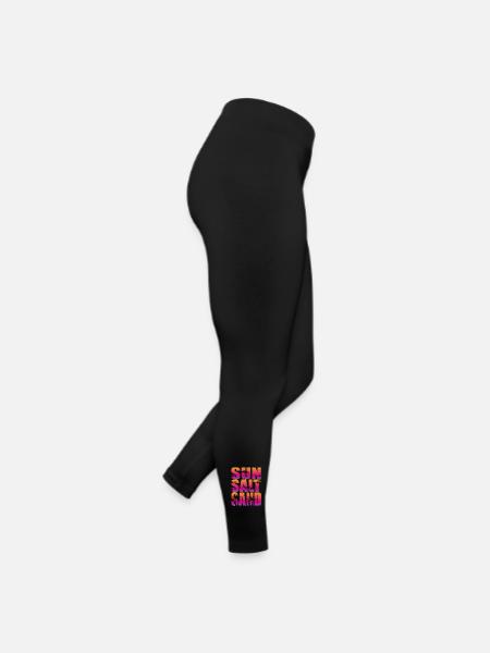 Sel de soleil Sable - Legging en jersey Femme - noir - Droite