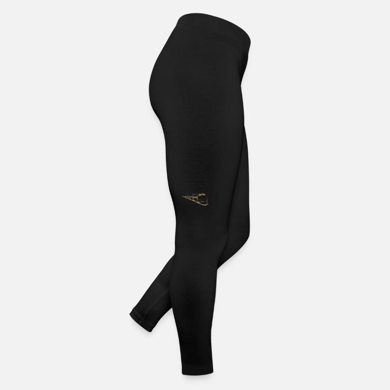 Conception de locomotives ferroviaires Legging en jersey Femme