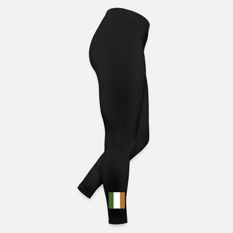 Drapeau de l’Irlande, Drapeau irlandais - Vert, Blanc, Orange Legging en jersey Femme