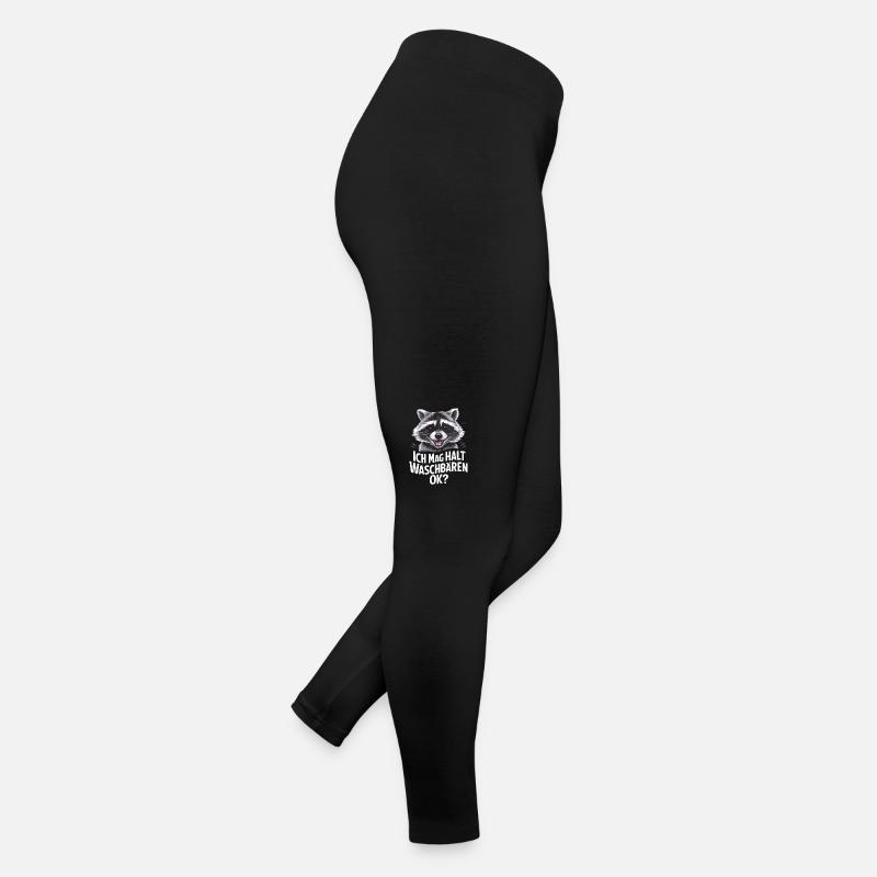 Raton laveur Animal Barbade Raton laveur Legging en jersey Femme