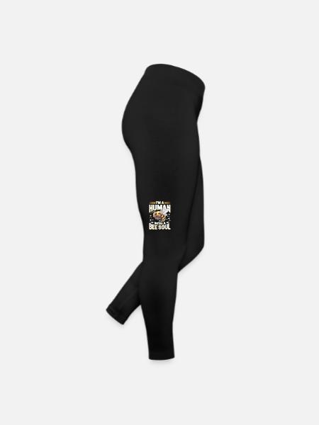 abeille abeille apicultrice abeille abeille - Legging en jersey Femme - noir - Droite