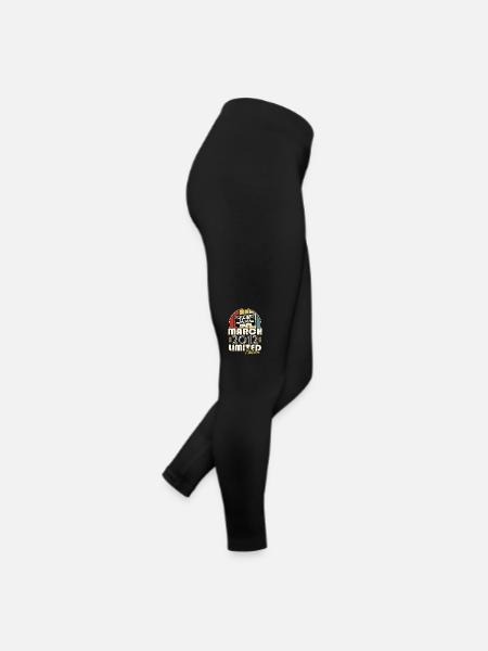 Mars 2012 Vintage Anniversaire Rétro Cadeau - Legging en jersey Femme - noir - Droite