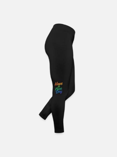 Have a nice Day - Women’s Jersey Leggings - black - Right
