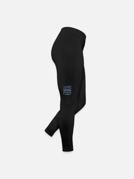 Abschleppdienst wir kennen Orte an denen du dein - Frauen Jersey Leggings - Schwarz - Rechts