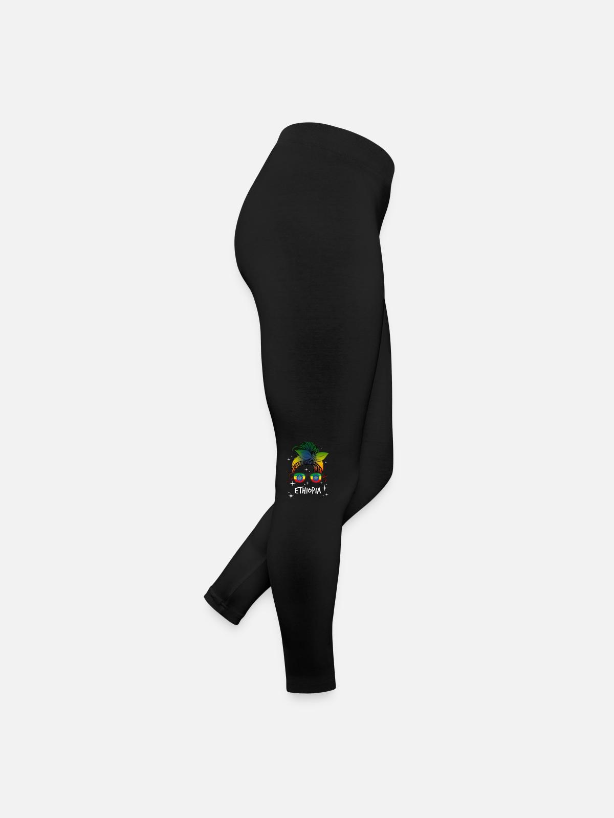 Ethiopia - Women’s Jersey Leggings - black - Right