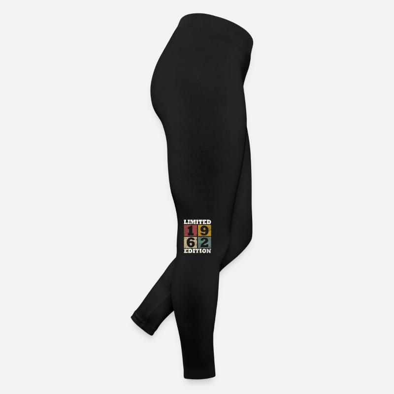 Datensatz 23Vintage Geschenk 1962 Jubiläum Editorial Frauen Jersey Leggings
