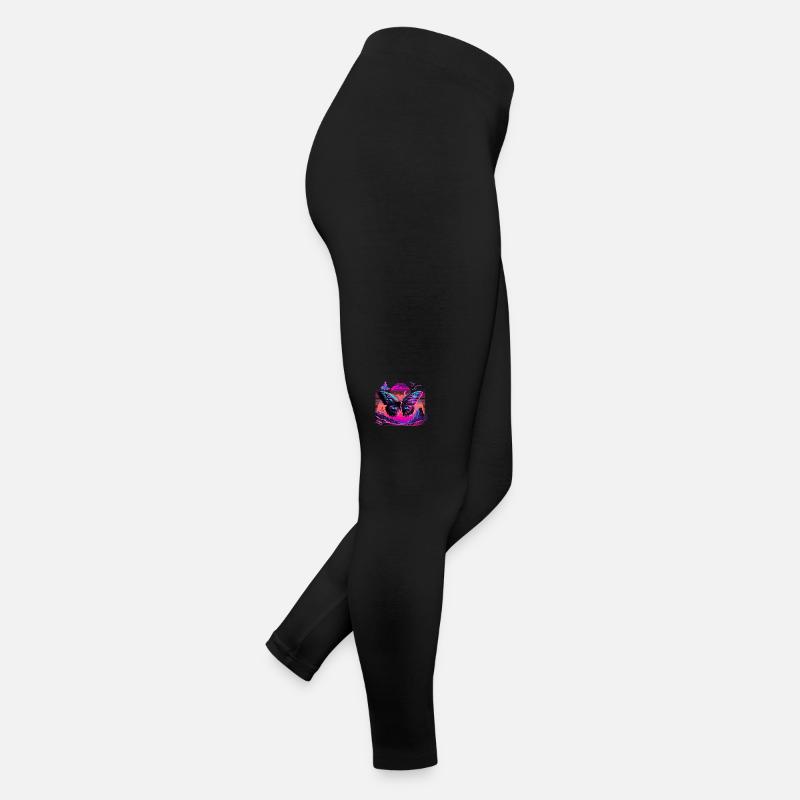 Butterfly in Technicolor Dream Women’s Jersey Leggings