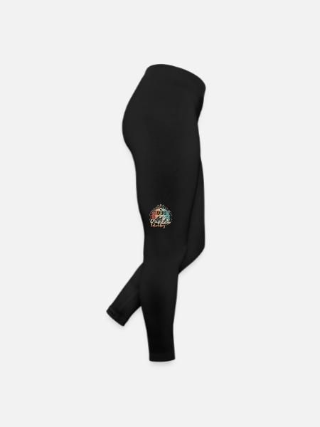 Legends Born In February 1999 25th Birthday Gift - Women’s Jersey Leggings - black - Right