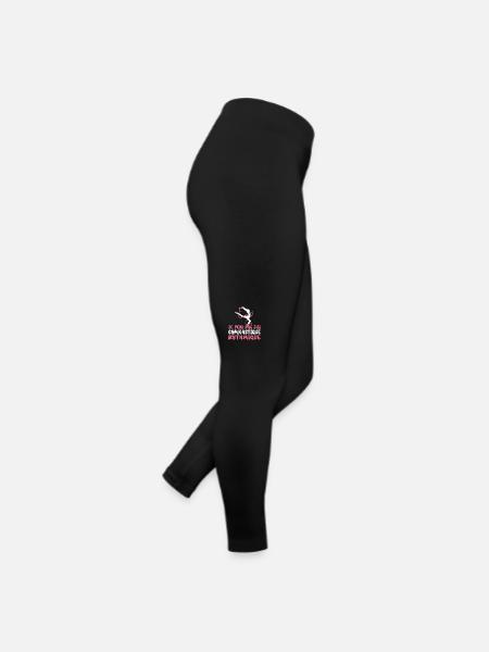 Ich kann nicht Ich habe Vintage Rhythmic Gym Frau - Frauen Jersey Leggings - Schwarz - Rechts