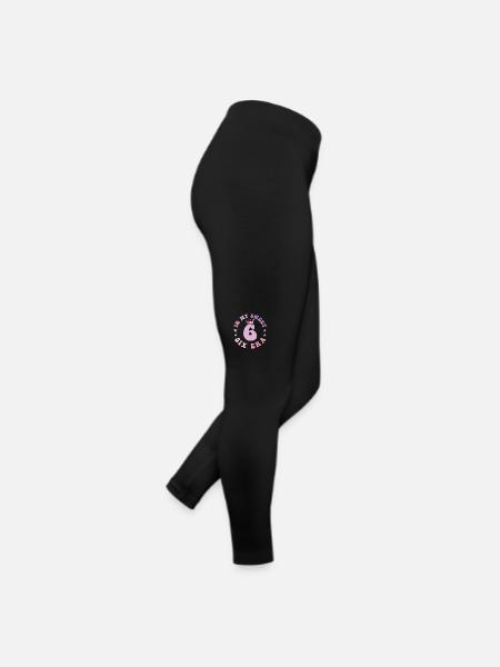 In My Sweet Six Era 6th Birthday Groovy 6th - Women’s Jersey Leggings - black - Right